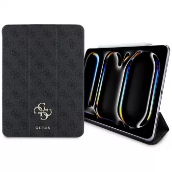 Guess GUFC11PM24PS4SGK iPad Pro 11 M4 2024 / M5 2025 Magnetic 4G Big Logo Folio Case zwart
