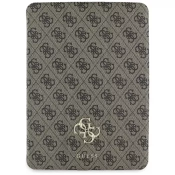 Guess GUFC11PM24PS4SGW iPad Pro 11 M4 2024 / M5 2025 bruin magnetisch 4G Big Logo Folio Case