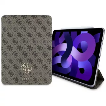 Guess GUFC11RM24PS4SGW iPad Air 11 M2 2024 / M3 2025 / M4 2026 bruin Magnetische 4G Big Logo Folio Case