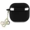 Guess Silicone 4G Charm Case voor AirPods 4 - zwart