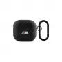 BMW BMA4CMPUCA AirPods 4 Cover zwart PU Carbon M Collection