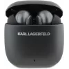KARL LAGERFELD Metal Printed Logo TWS-oordopjes met ANC/ENC - zwart