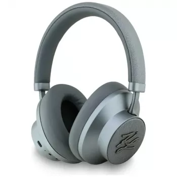 Karl Lagerfeld Grained Initials Bluetooth ANC over-ear koptelefoon grijs
