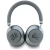 Karl Lagerfeld Grained Initials Bluetooth ANC over-ear koptelefoon grijs