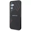 AMG Double Layer Rhombs MagSafe hoesje voor Samsung Galaxy S25 zwart-rood