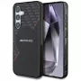 AMG Double Layer Rhombs MagSafe hoesje voor Samsung Galaxy S25+ zwart-rood