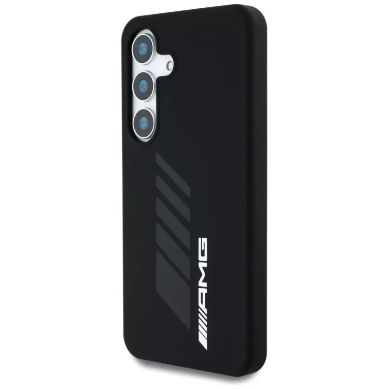 AMG Oversize Rhombs MagSafe hoesje voor Samsung Galaxy S25, zwart