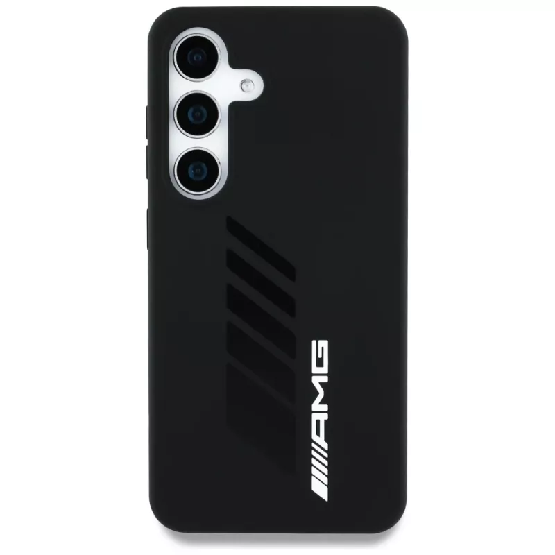 AMG Oversize Rhombs MagSafe hoesje voor Samsung Galaxy S25, zwart