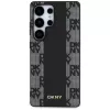 DKNY leren Checkered Pattern MagSafe hoesje voor Samsung Galaxy S25 Ultra zwart