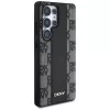 DKNY leren Checkered Pattern MagSafe hoesje voor Samsung Galaxy S25 Ultra zwart