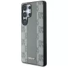 DKNY leren Checkered Pattern MagSafe hoesje voor Samsung Galaxy S25 Ultra - taupe