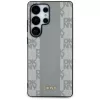 DKNY leren Checkered Pattern MagSafe hoesje voor Samsung Galaxy S25 Ultra - taupe