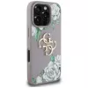 Guess Grained Roses Big 4G Logo Case voor Apple iPhone 16 Pro Max - paars