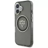 Guess IML Metal Mountain Logo MagSafe Case voor iPhone 16 (zwart)