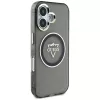 Guess IML Metal Mountain Logo MagSafe Case voor iPhone 16 (zwart)