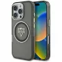 Guess IML Metal Mountain Logo MagSafe Case voor iPhone 16 Pro Max (zwart)