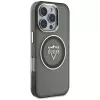 Guess IML Metal Mountain Logo MagSafe Case voor iPhone 16 Pro Max (zwart)