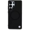 BMW Leder-Halbtextur-MagSafe-Case voor Samsung Galaxy S25 Ultra zwart