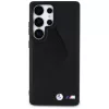 BMW Leder Oversized Stripes MagSafe Case voor Samsung Galaxy S25 Ultra zwart