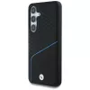 BMW Leder-TEXTURED en Glatt MagSafe Case voor Samsung Galaxy S25 zwart