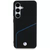 BMW Leder-TEXTURED en Glatt MagSafe Case voor Samsung Galaxy S25 zwart