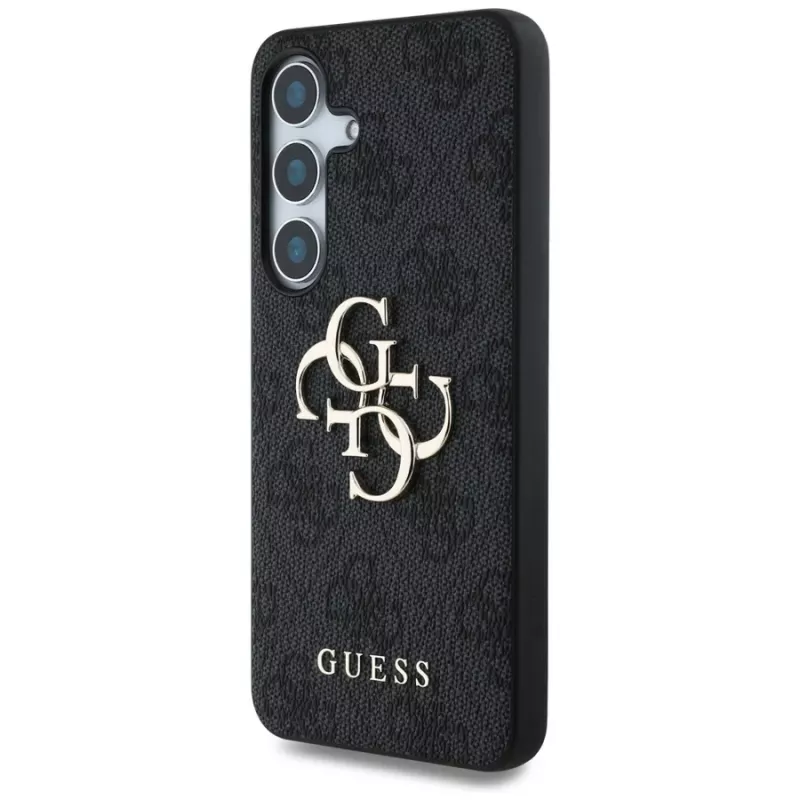 Guess Big 4G Logo Classic Logo Case voor Samsung Galaxy S25 (zwart)