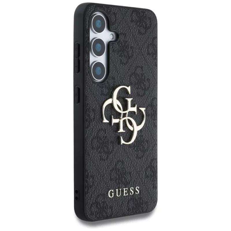 Guess Big 4G Logo Classic Logo Case voor Samsung Galaxy S25 (zwart)