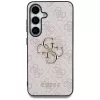 Guess Big 4G Logo Classic Logo Case voor Samsung Galaxy S25+ (roze)