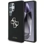 Guess Silicone Big 4G Logo Bottom Script Case voor Samsung Galaxy S25 Ultra - zwart