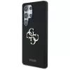 Guess Silicone Big 4G Logo Bottom Script Case voor Samsung Galaxy S25 Ultra - zwart