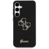 Guess Fixed Glitter Big 4G Metal Logo Case voor Samsung Galaxy S25 (zwart)