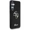 Guess Fixed Glitter Big 4G Metal Logo Case voor Samsung Galaxy S25 (zwart)