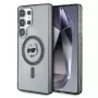 Karl Lagerfeld Button Choupette Head Printed Logo MagSafe Case voor Samsung Galaxy S25 Ultra, zwart