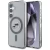 Karl Lagerfeld Button Karl & Choupette Heads Printed Logo MagSafe Case Samsung Galaxy S25 Plus zwart