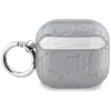 Karl Lagerfeld Monogram Karl Head-hoesje voor AirPods 4 (zilver)
