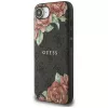 Guess 4G Flowers Print MagSafe-hoesje voor iPhone 16e / 17e zwart