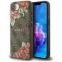 Guess 4G Flowers Print MagSafe-hoesje voor iPhone 16e / 17e bruin