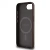 Guess 4G Ring Triangle Logo MagSafe-hoesje voor iPhone 16e (bruin)