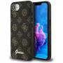 Guess Peony Script Logo MagSafe-hoesje voor Apple iPhone 16e / 17e, zwart