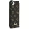 Guess Peony Script Logo MagSafe-hoesje voor Apple iPhone 16e / 17e, zwart