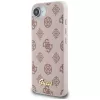 Guess Peony Script Logo MagSafe-hoesje voor iPhone 16e / 17e bruin