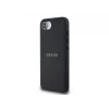 Guess Grained Ring MagSafe-hoesje voor iPhone 16e (zwart)