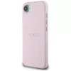 Guess Grained Ring MagSafe-hoesje voor Apple iPhone 16e (roze)