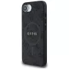 Guess 4G Ring Classic Logo MagSafe-hoesje voor iPhone 16e (zwart)