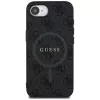 Guess 4G Ring Classic Logo MagSafe-hoesje voor iPhone 16e (zwart)