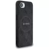 Guess 4G Ring Classic Logo MagSafe-hoesje voor iPhone 16e (zwart)