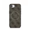 Guess 4G Ring Classic Logo MagSafe-hoesje voor Apple iPhone 16e (bruin)