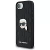 Karl Lagerfeld Monogram Karl Head Pin-hoesje voor iPhone 16e / 17e, zwart