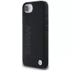 BMW Leather Hot Stamp-hoesje voor iPhone 16e / 17e zwart