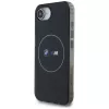 BMW IML Metal White Circle MagSafe Case voor iPhone 16e / 17e zwart